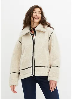 Veste aspect peau de mouton, bonprix