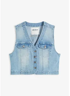 Gilet sans manches en jean extensible, bonprix