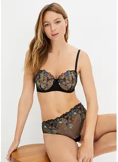 Soutien-gorge balconnet à armatures orné de broderies, bonprix