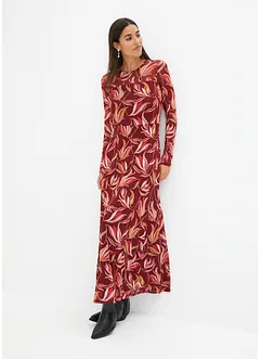 Robe trapèze en mesh, bonprix
