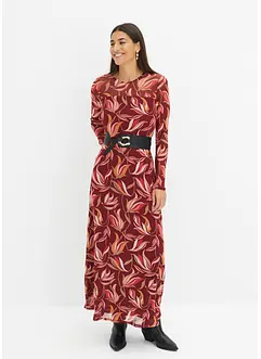 Robe trapèze en mesh, bonprix