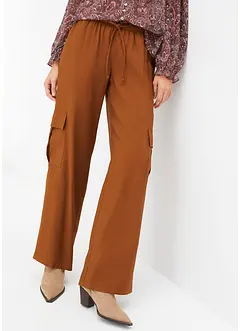 Pantalon cargo fluide, bonprix