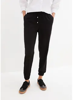 Pantalon à taille élastiquée et lien à nouer, bonprix