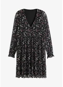 Robe à volants en mesh, bonprix