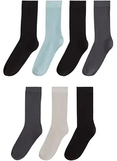 Lot de 7 paires de chaussettes en modal majoritaire, bonprix