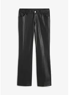Pantalon 7/8 enduit et évasé, bonprix