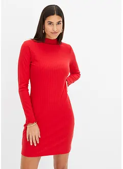 Robe en jersey côtelé, bonprix