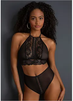 Soutien-gorge brassière et slip taille haute ouvert (ens. 2 pces.), VENUS