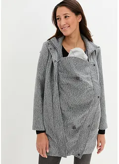 Manteau court de grossesse avec empiècement de portage, bonprix