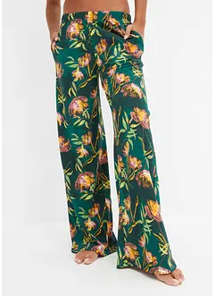 Pantalon de pyjama  ample avec poches et viscose, bonprix