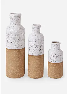 Lot de 3 vases, bonprix