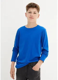 Lot de 3 T-shirts manches longues coton, bonprix