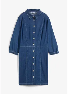 Robe en jean, manches 3/4, bonprix