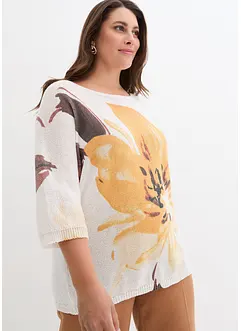 Pull à imprimé floral, bonprix