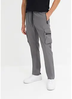 Pantalon cargo Loose Fit effet paper touch, Straight, bonprix