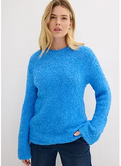 Pull en maille bouclée, bonprix