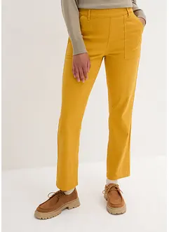 Pantalon en twill, taille confortable, bonprix