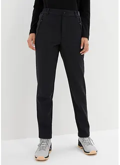 Pantalon technique en softshell stretch avec taille élastiquée dos, déperlant, bonprix