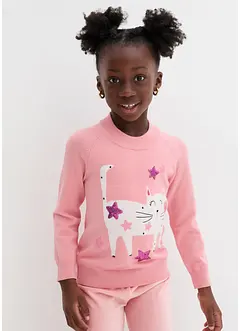 Pull en maille fille, bonprix