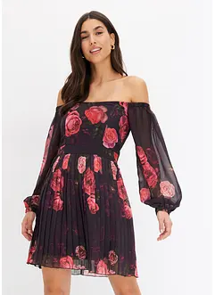 Robe à col Carmen, bonprix