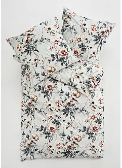 Parure de lit à motif floral en percale, bonprix