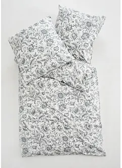 Parure de lit à motif floral en percale, bonprix