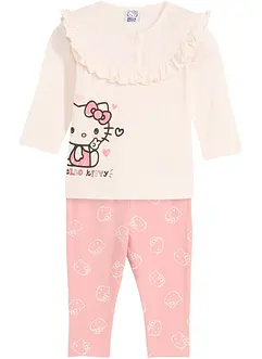 T-shirt manches longues et legging (ens. 2 pces) pour bébé Hello Kitty, bonprix