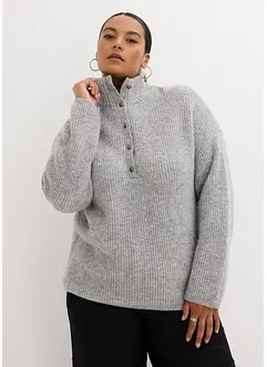 Pull oversize en mélange laine et alpaga, bonprix