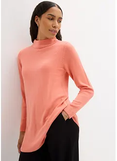 Pull en fine maille à col montant, bonprix