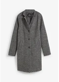 Manteau en laine foulée, bonprix