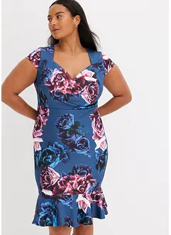 Robe midi à volant, bonprix