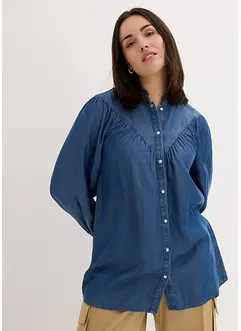 Blouse en lyocell avec fronces, bonprix