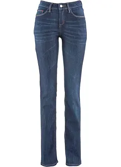 Jean droit taille mi-haute, extensible, bonprix