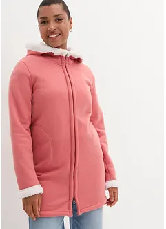 Veste molletonnée avec finitions en polaire Teddy, bonprix