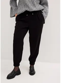 Pantalon à taille élastiquée et lien à nouer, bonprix