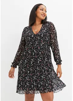 Robe à volants en mesh, bonprix