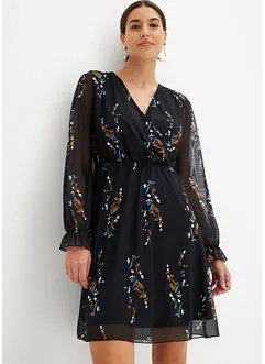 Robe imprimée en mesh, bonprix