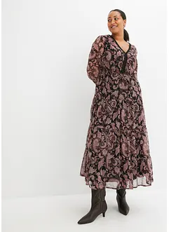 Robe longue imprimée, bonprix