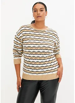 Pull à motif, bonprix