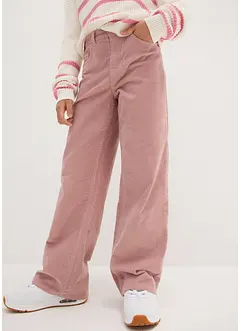 Pantalon en velours côtelé pour fille, Loose Fit, bonprix