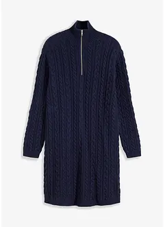Robe en maille à motif torsadé, bonprix