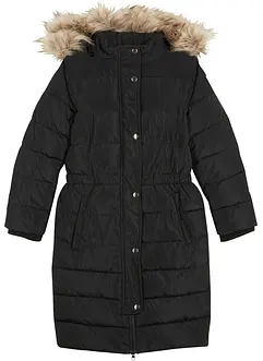 Manteau fille rembourré avec capuche amovible, bonprix