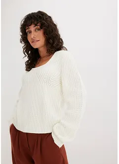 Pull à décolleté carré, bonprix