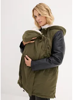 Veste de grossesse et de portage avec doublure en maille peluche, bonprix