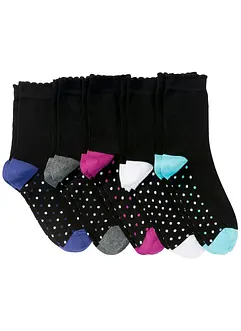 Lot de 5 paires de chaussettes femme, bonprix