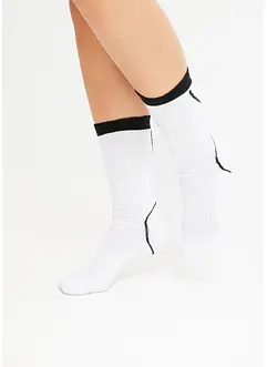 Lot de 4 paires de chaussettes avec semelle doublée en éponge, bonprix