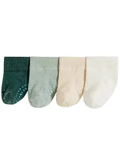 Lot de 5 paires de chaussettes bébé à semelles antidérapantes, bonprix