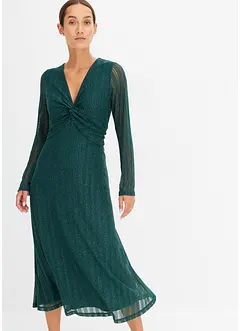 Robe midi à effet brillant, bonprix