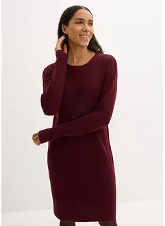 Robe oversize en maille côtelée, bonprix