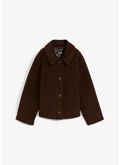 Veste en polaire Teddy doublée à col chemise, bonprix